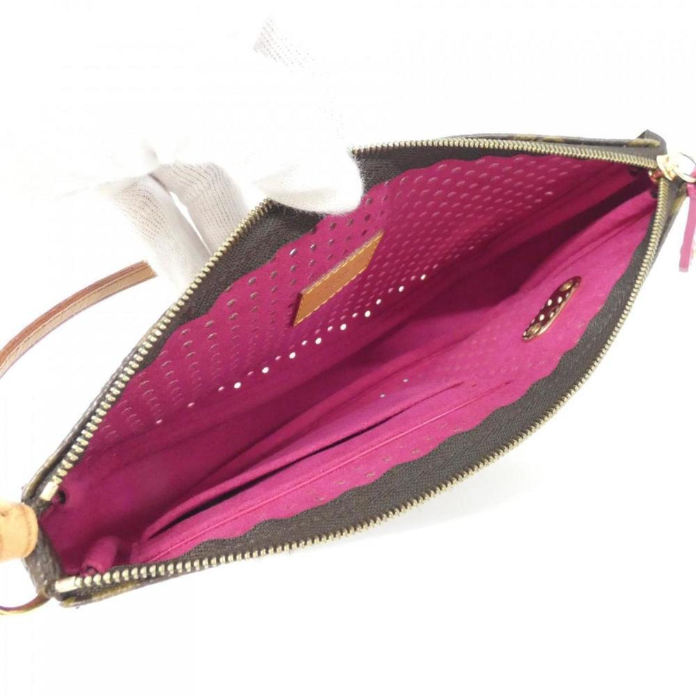 LOUIS VUITTON Brown Monogram Pochette Pouch - Picture 8 of 8